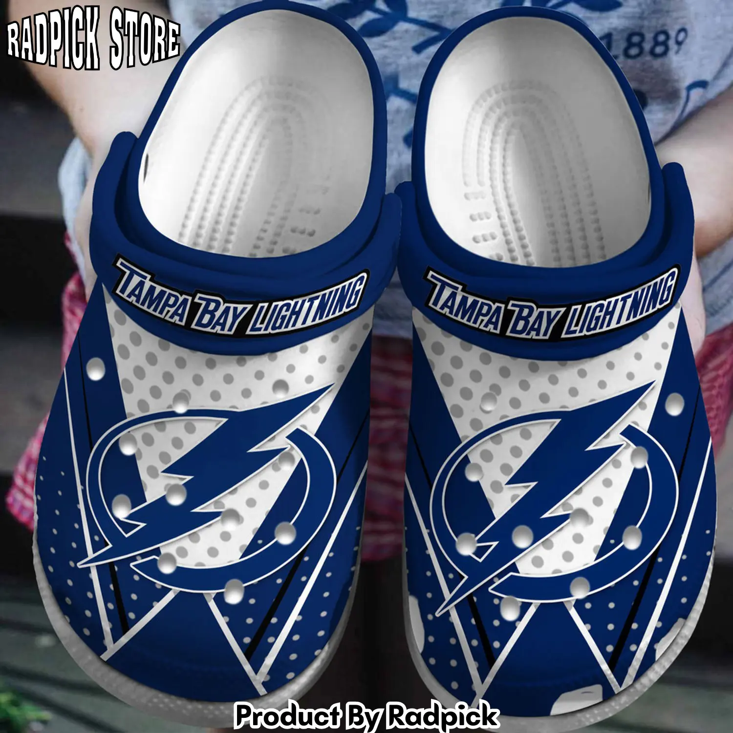 Radpick tampa bay lightning nhl sport clogs shoes comfortable for men women rp652983